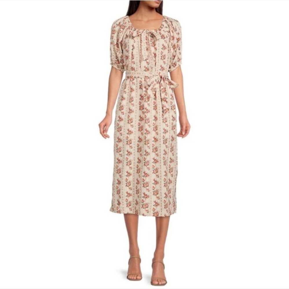 A Loves A | Floral Print Belted Dress NWT
